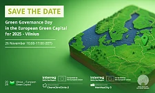 Safe the Date - Poster für die Veranstaltung Green Governance Day in Vilnius