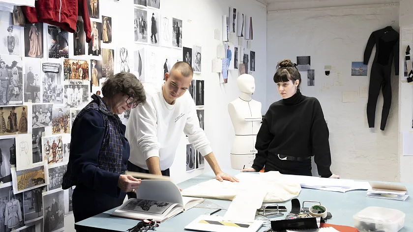 Lehrszene im Studiengang Integriertes Design