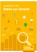 Titelseite des neuen Umweltmonitors 2024 - Daten zur Umwelt für Deutschland