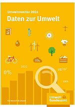 Titelseite des neuen Umweltmonitors 2024 - Daten zur Umwelt für Deutschland