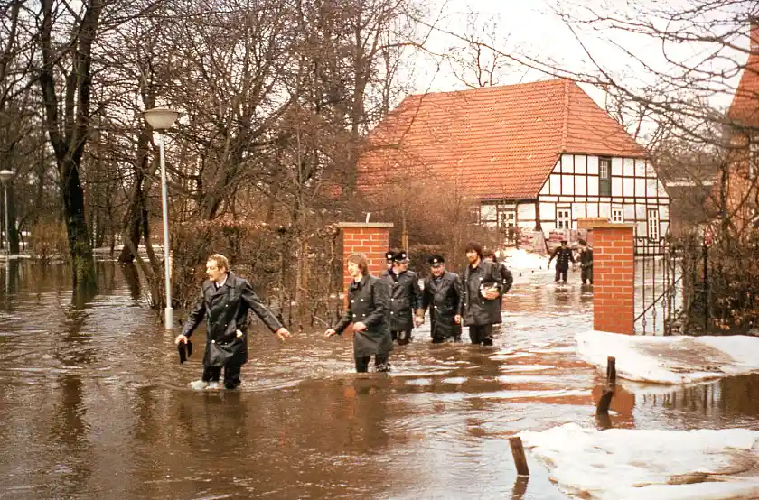 Überschwemmung der Burg