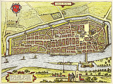 Darstellungen des Bremer Stadtplans aus 1598