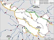 Überblick der Messstellen in Bremen