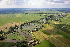 Luftbild der unteren Wümme