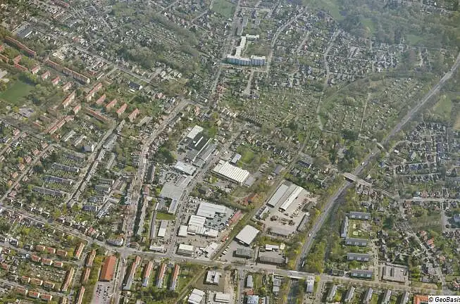 Blick auf das Wasserschutzgebiet Bremen-Vegesack. © GeoBasis-DE / Landesamt GeoInformation Bremen 2019