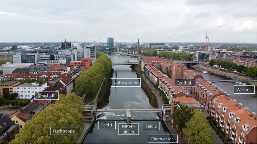  Kleine Weser Blickrichtung Nordwesten 
