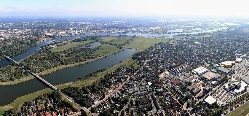 Östliches Ende des Werdersees