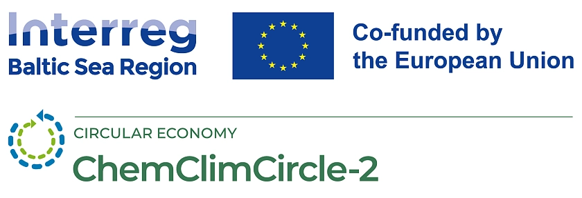 Logo des EU-geförderten Interreg-Projektes ChemClimCircle