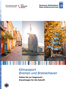 Titelseite des neuen Klimareports Bremen und Bremerhaven