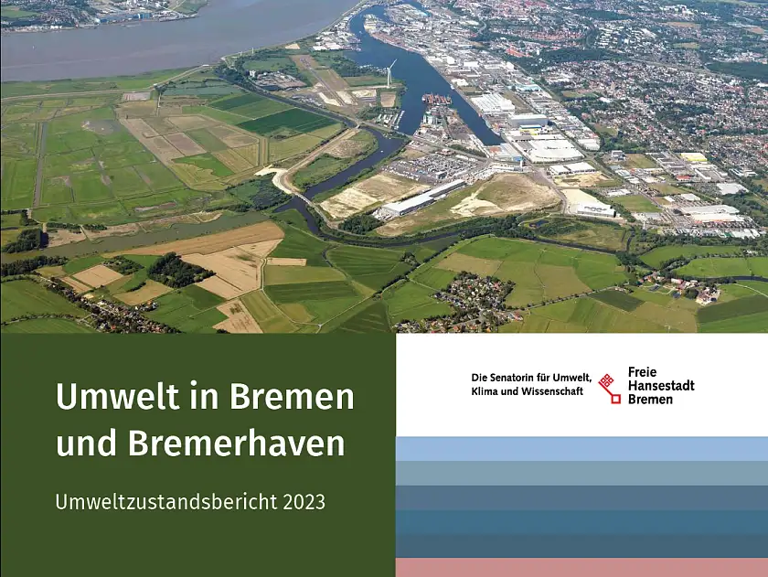Cover des Umweltzustandsberichtes für das Land Bremen 2023