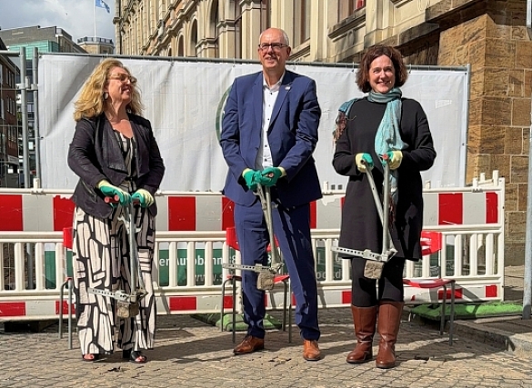 Baustart: Die Dechanatstraße ist bald Klimastraße