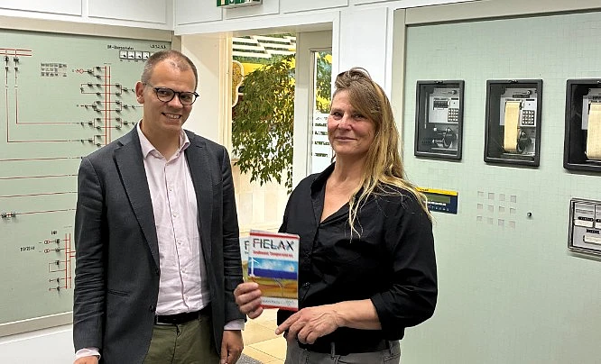 Staatsrat Jan Fries beim Besuch
