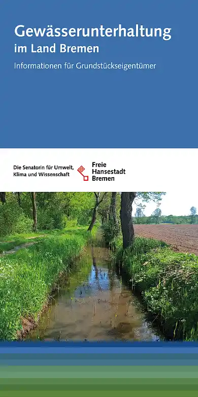 Flyer zur Gewässerunterhaltung