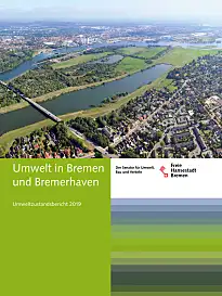Zu sehen ist das Deckblatt des Umweltzustandsberichtes 2019.
