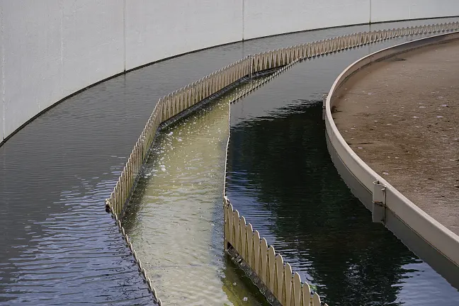 Bild Kläranlage als Beispiel für das Thema Abwasser im Umweltressort Bremen