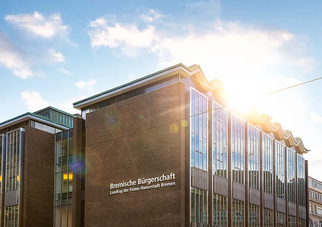 Das Gebäude der Bremer Bürgerschaft (Landtag)