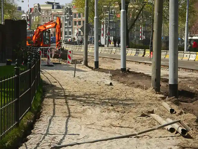Leitungsbau in der Stadt