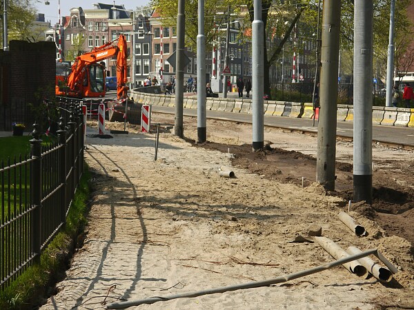 Leitungsbau in der Stadt