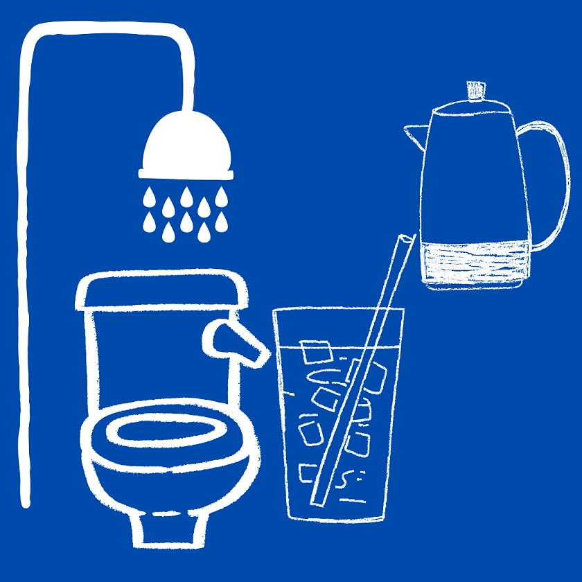 Verwendung von Trinkwasser