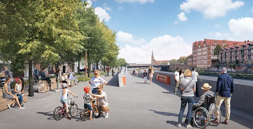 Visualisierung: Bereich Häschenstraße